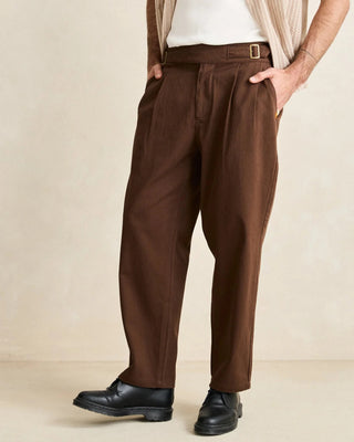 Rhythm Ghurka Pant - Brown