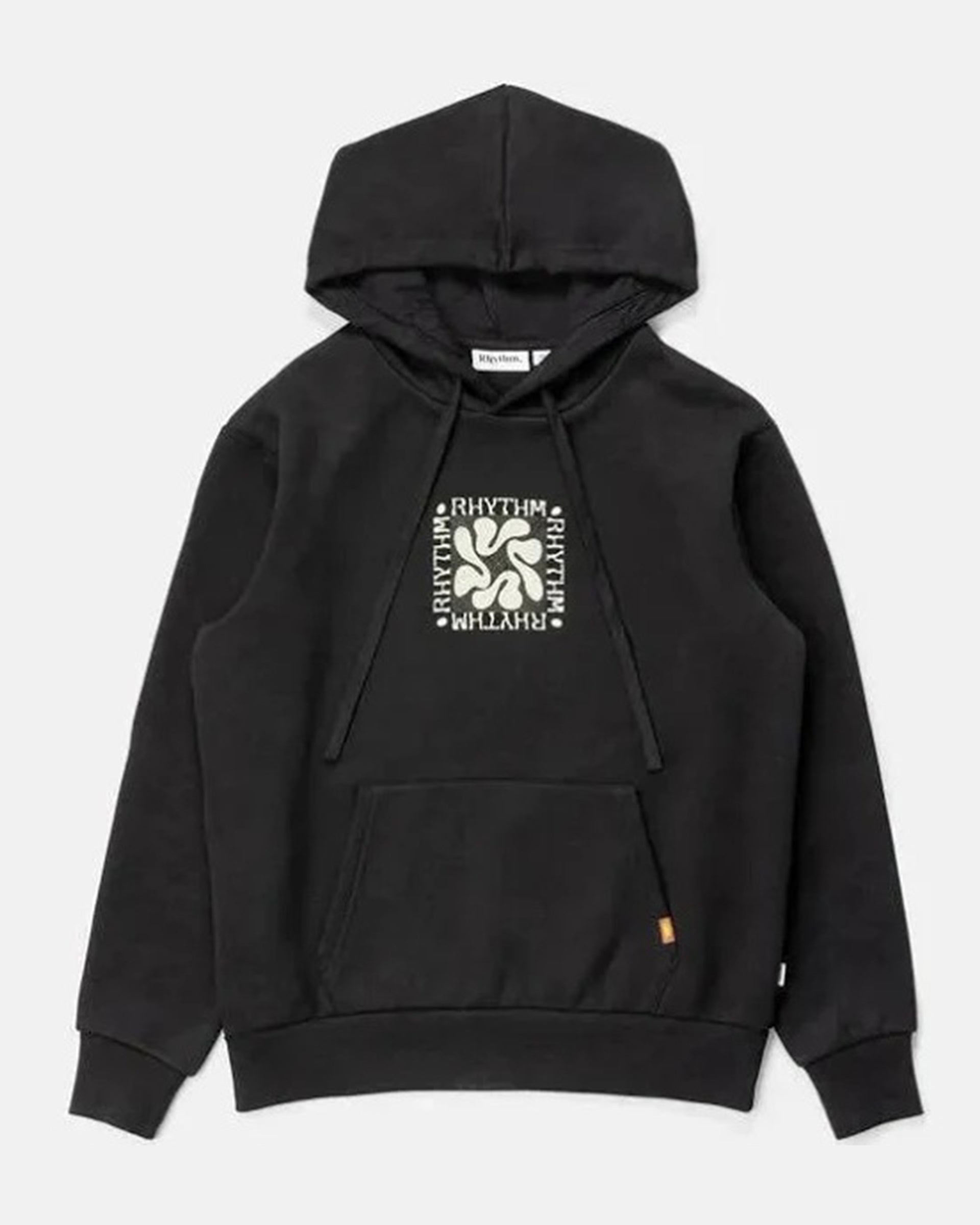 Rhythm Grange Fleece Hoodie - Black