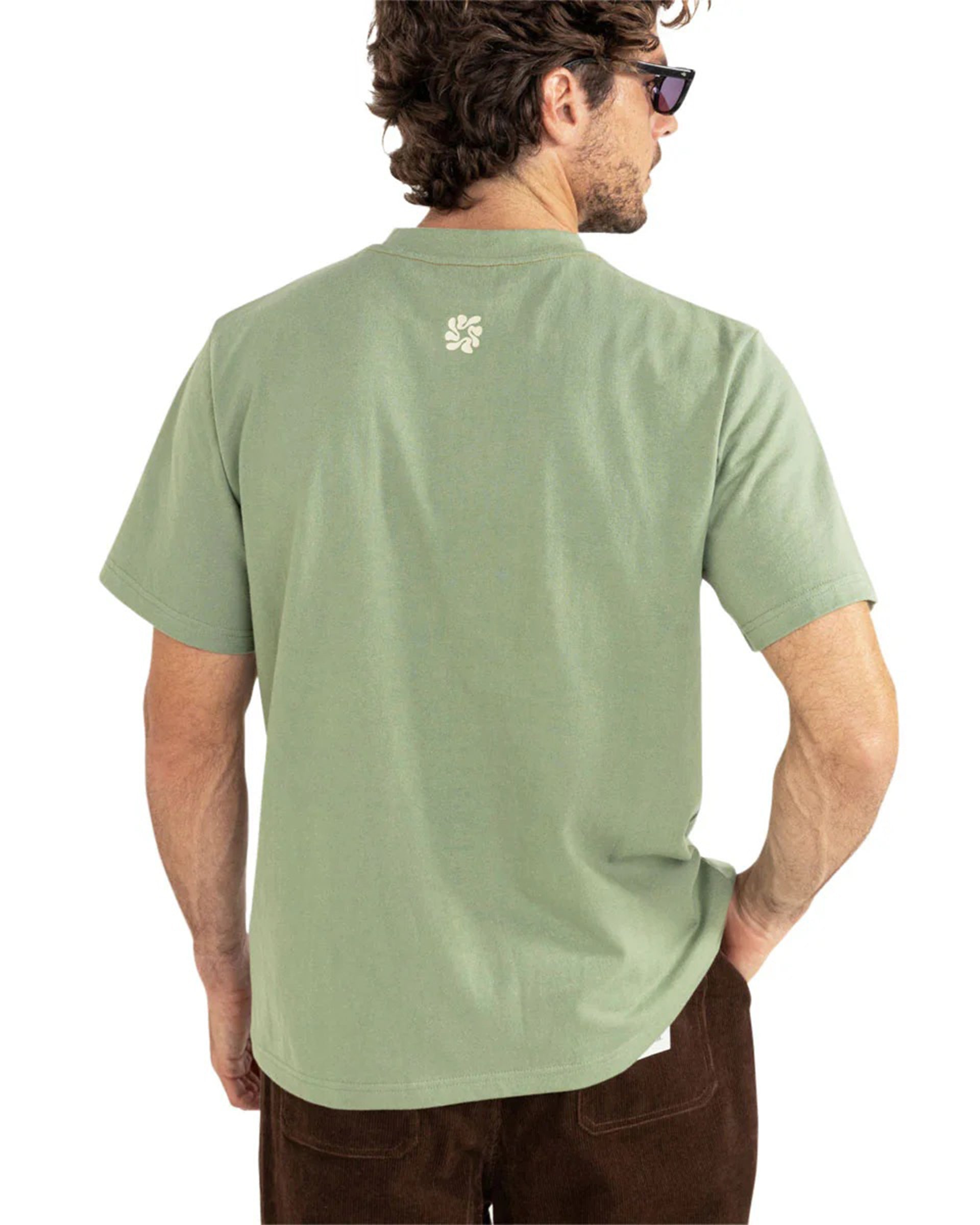 Rhythm Grange Vintage Short Sleeve T-Shirt - Sage