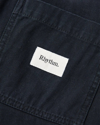 Haight Herringbone Shorts - Vintage Black