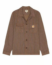 Rhythm Hickory Stripe Work Shirt - Cedar