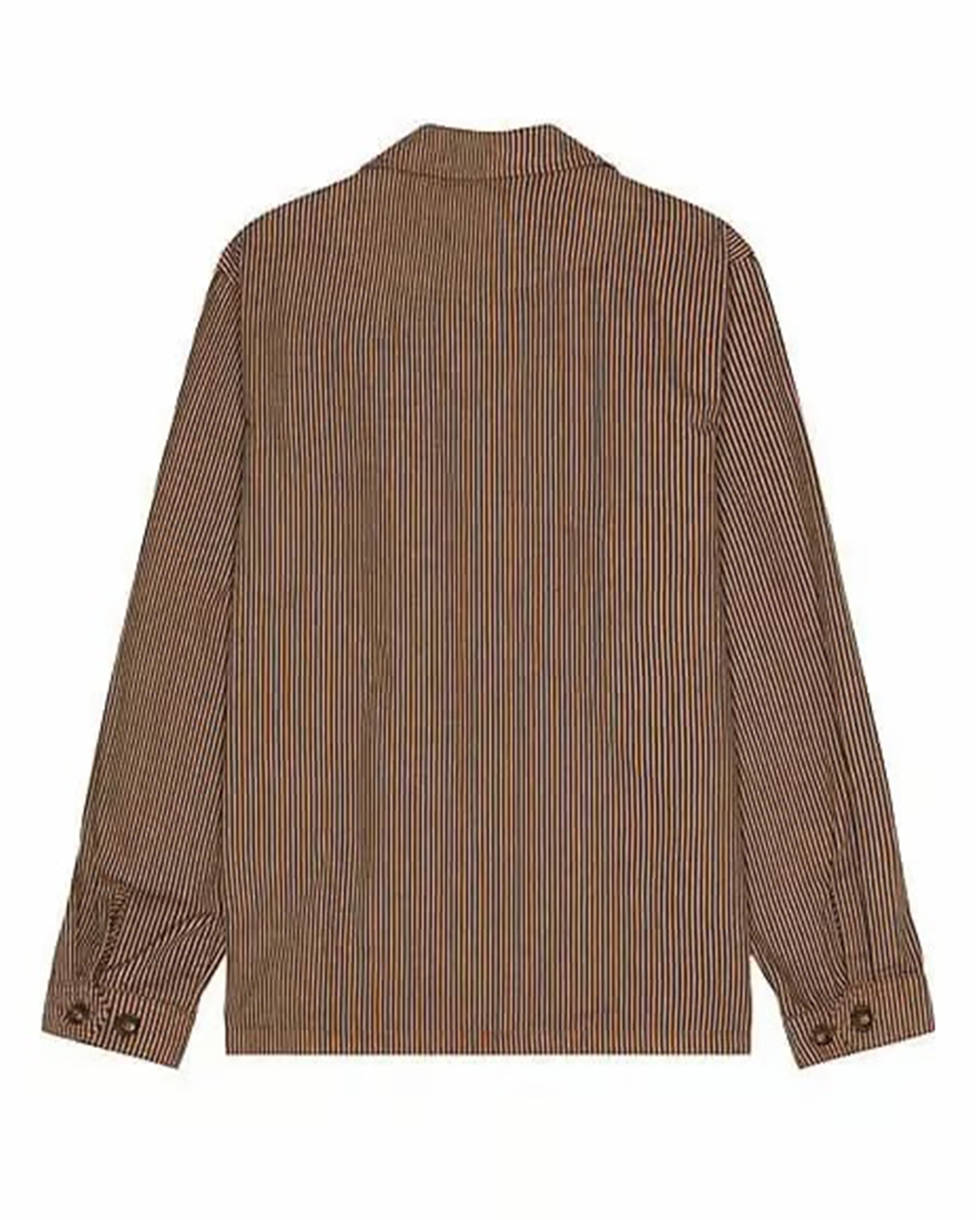 Rhythm Hickory Stripe Work Shirt - Cedar