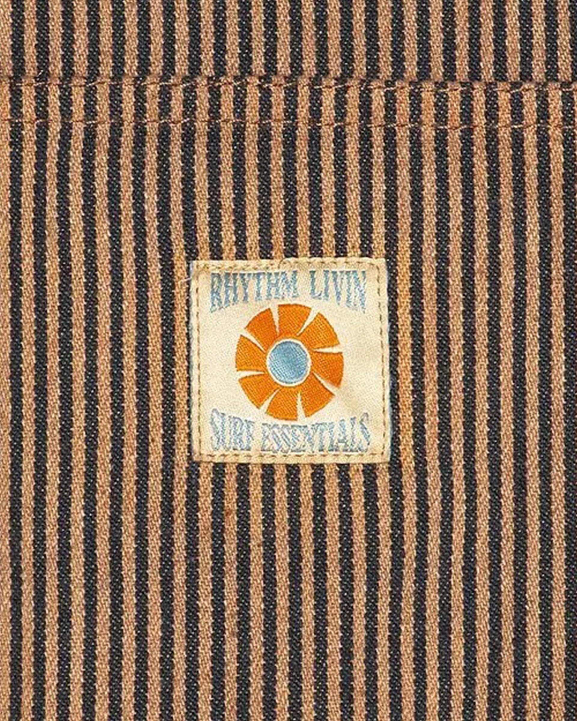 Rhythm Hickory Stripe Work Shirt - Cedar