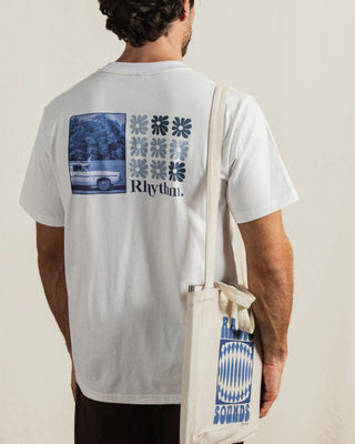Rhythm High Beaming Vintage Short Sleeve T-Shirt - Off White