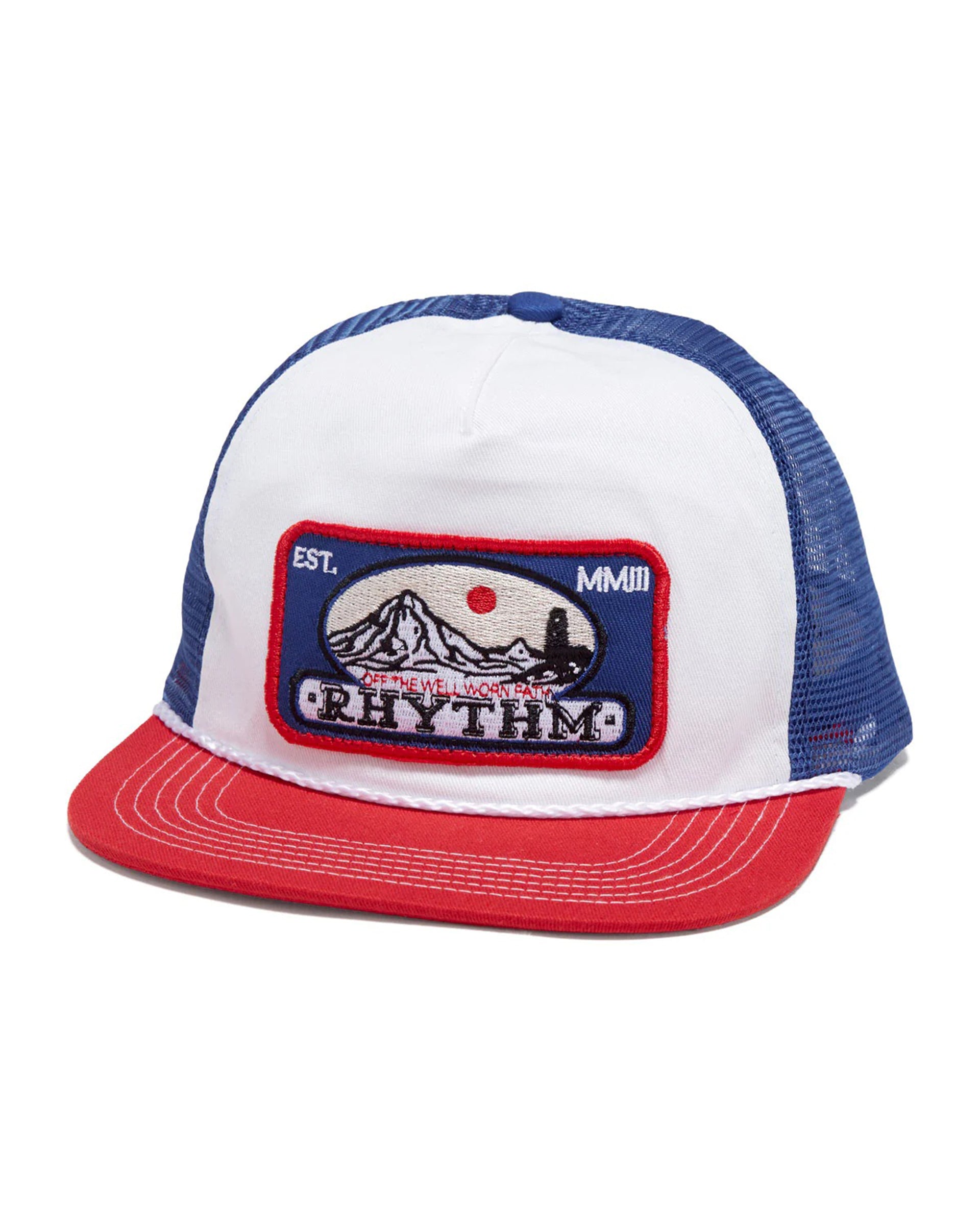 Rhythm Horizon Trucker Hat - Red/Blue