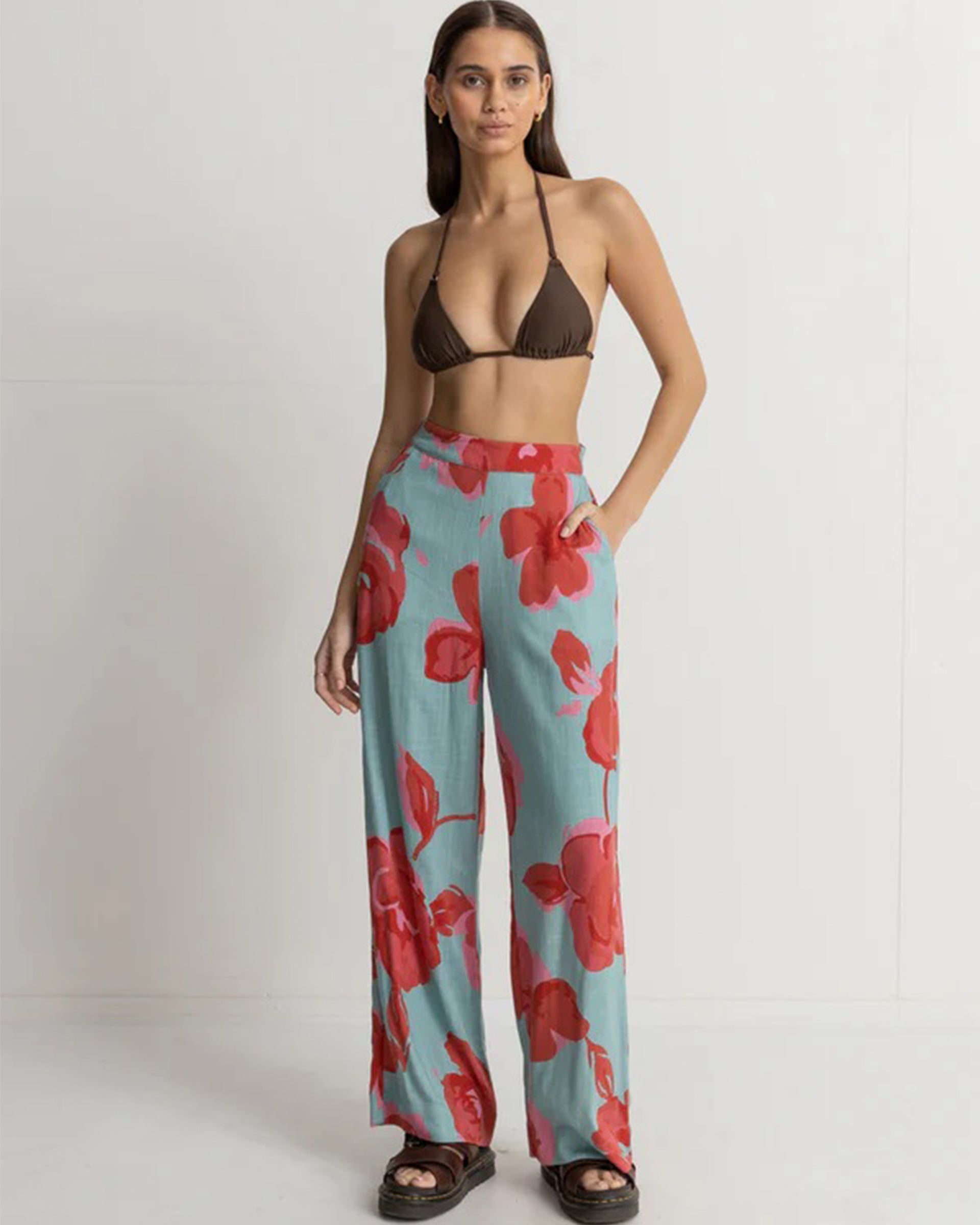 Rhythm Women's Inferna Floral Wide Leg Pant