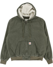 Rhythm Insulated Denim Work Jacket - Olive
