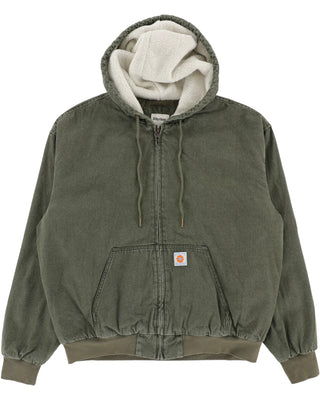 Rhythm Insulated Denim Work Jacket - Olive