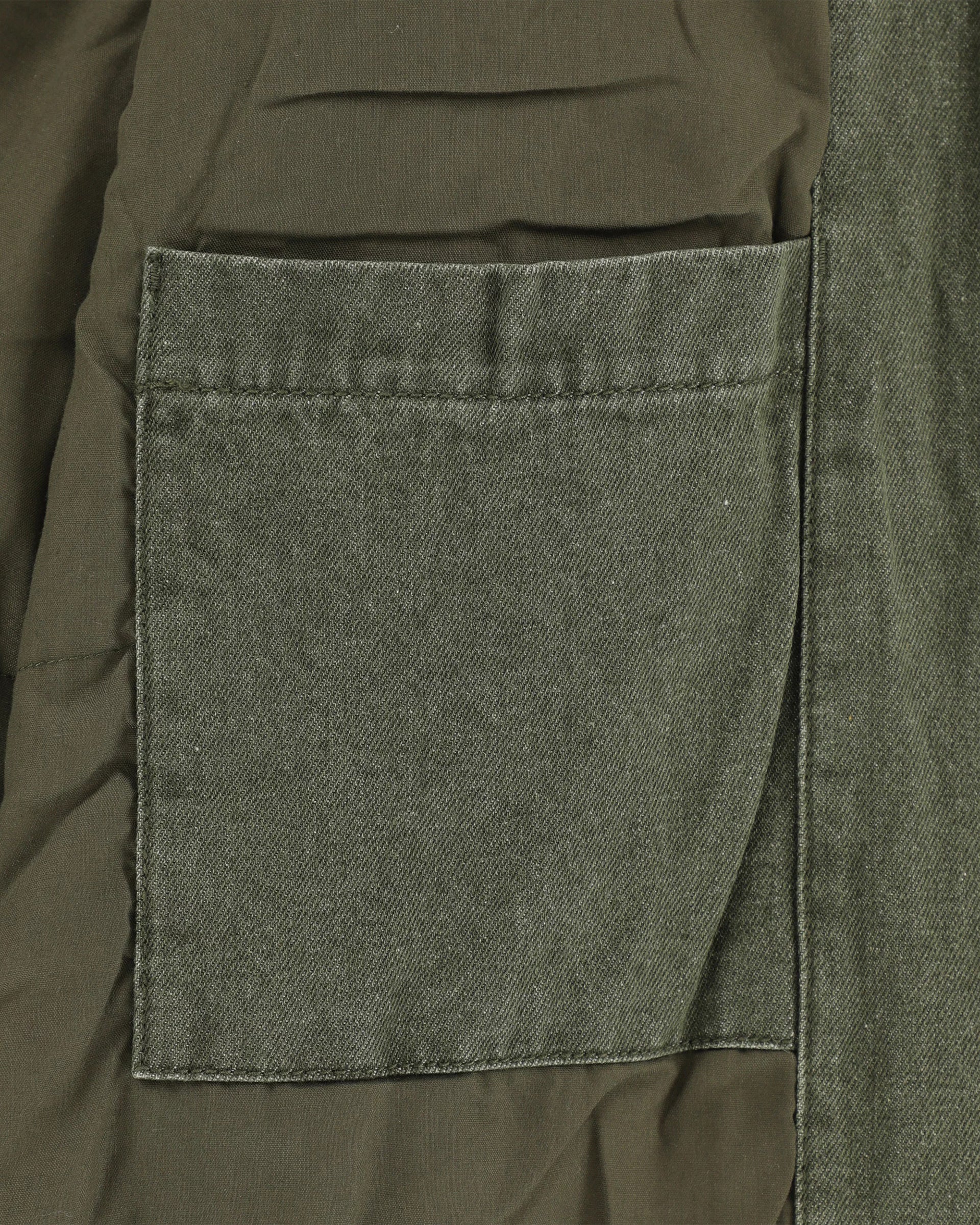 Rhythm Insulated Denim Work Jacket - Olive