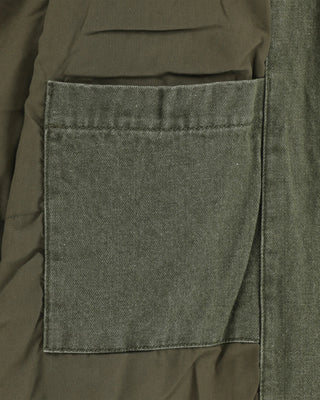 Rhythm Insulated Denim Work Jacket - Olive