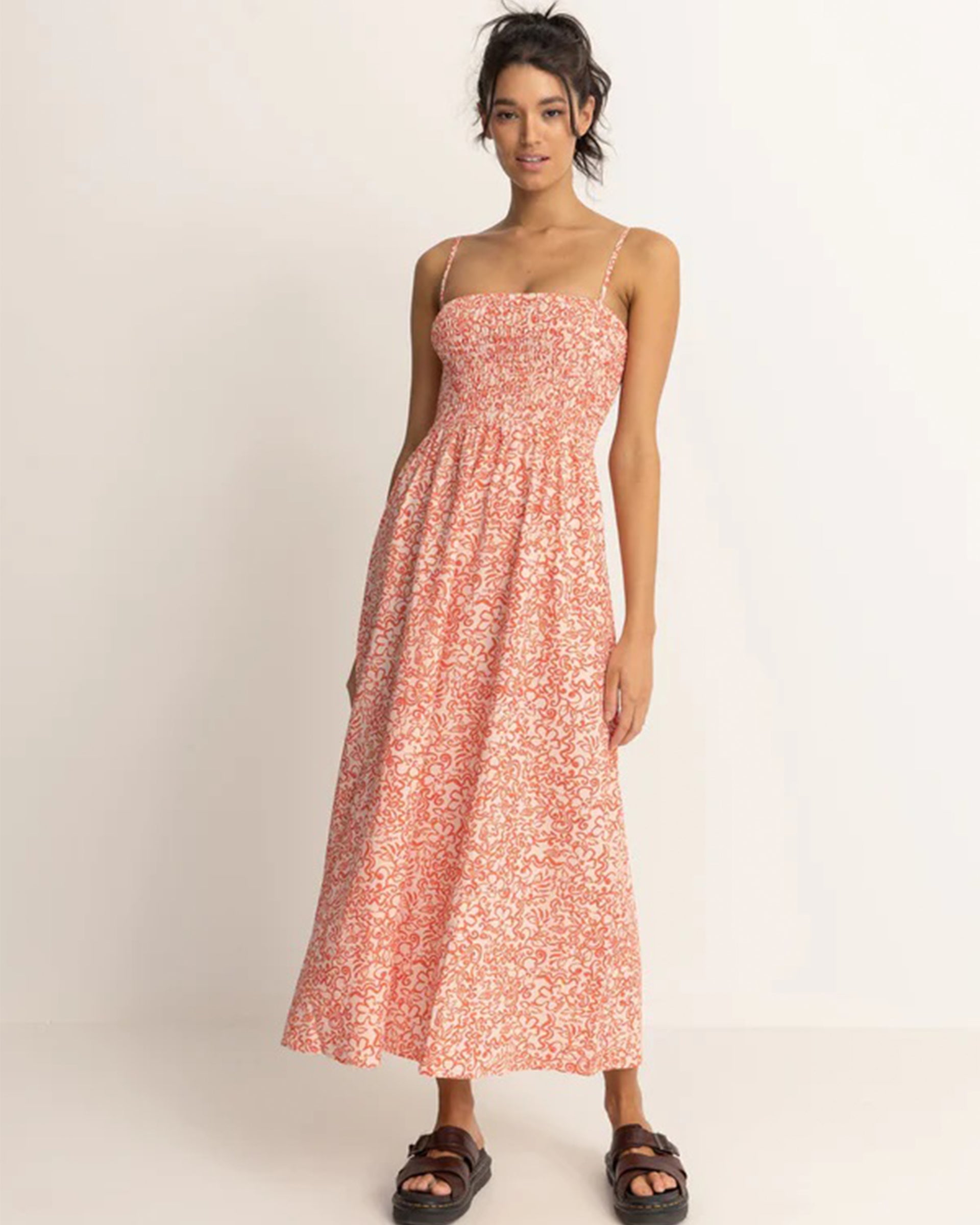 prom dresses inexpensive Simple Red Satin Spaghetti Straps Prom Dresses With Slit, Party Dresses, MP787