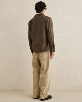 Rhythm Jordy Check Jacket - Olive
