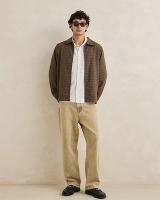 Rhythm Jordy Check Jacket - Olive