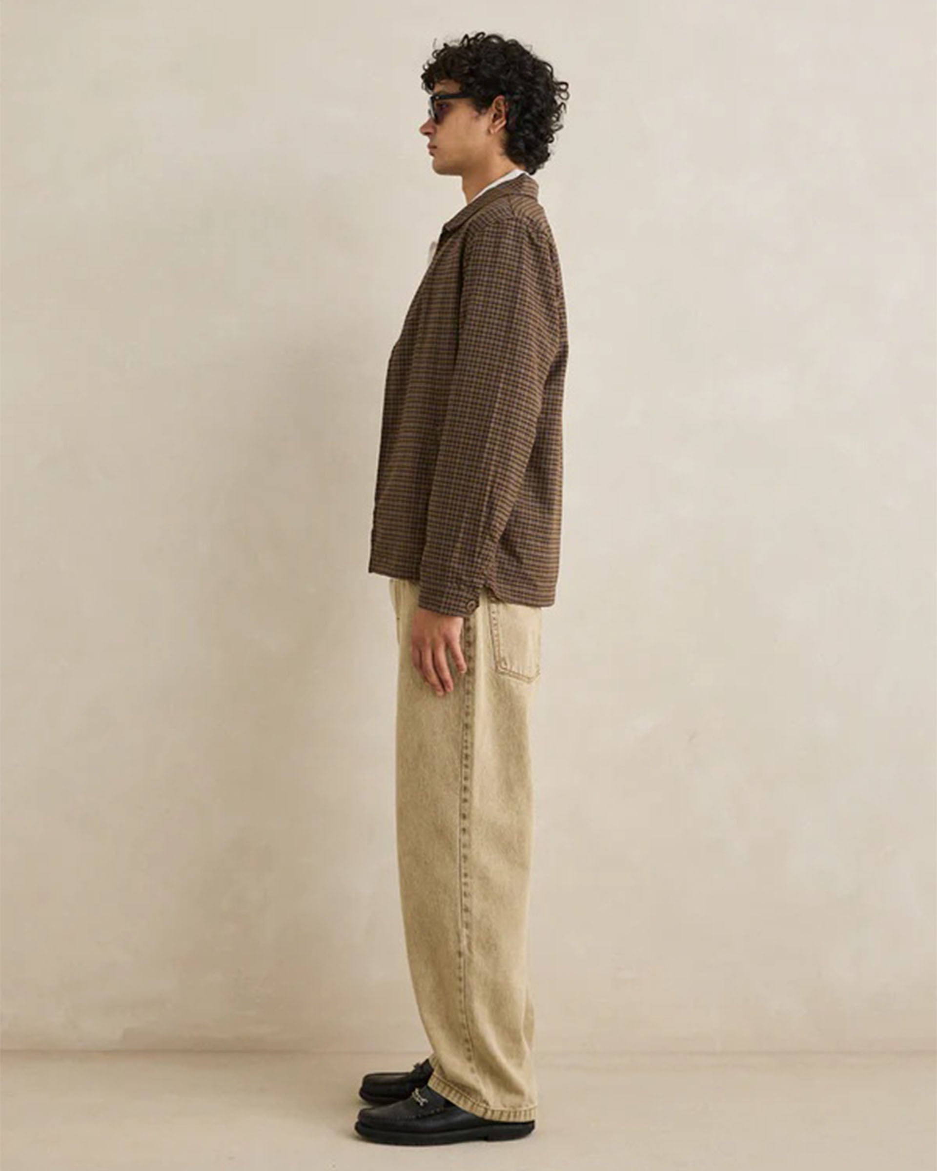 Rhythm Jordy Check Jacket - Olive