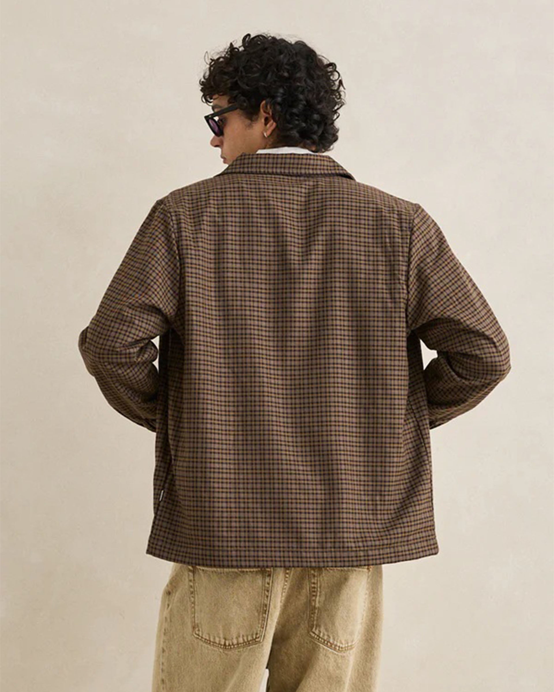 Jordy Check Jacket - Olive – Jack's Surfboards