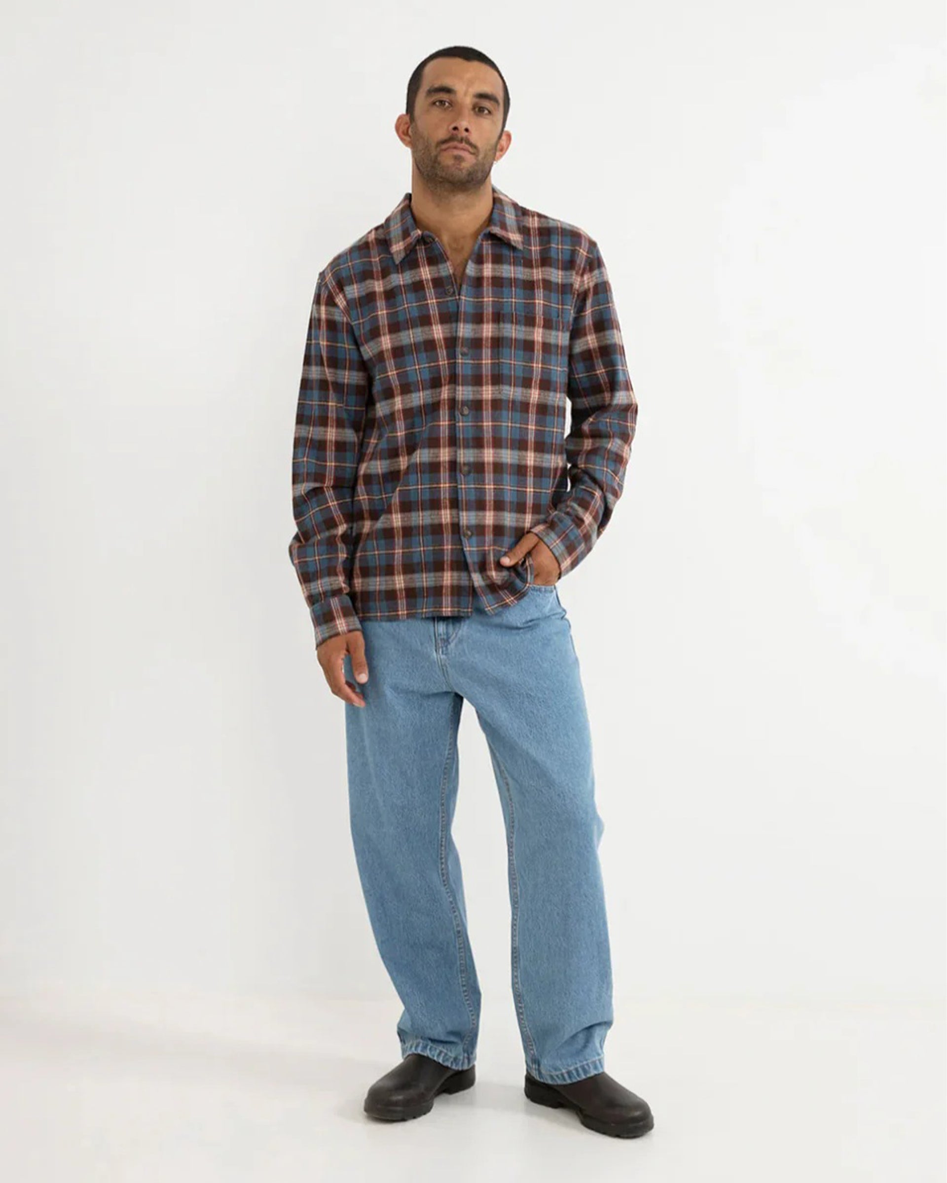 Kern Flannel - Chocolate