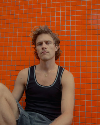Rhythm Kickback Singlet - Black