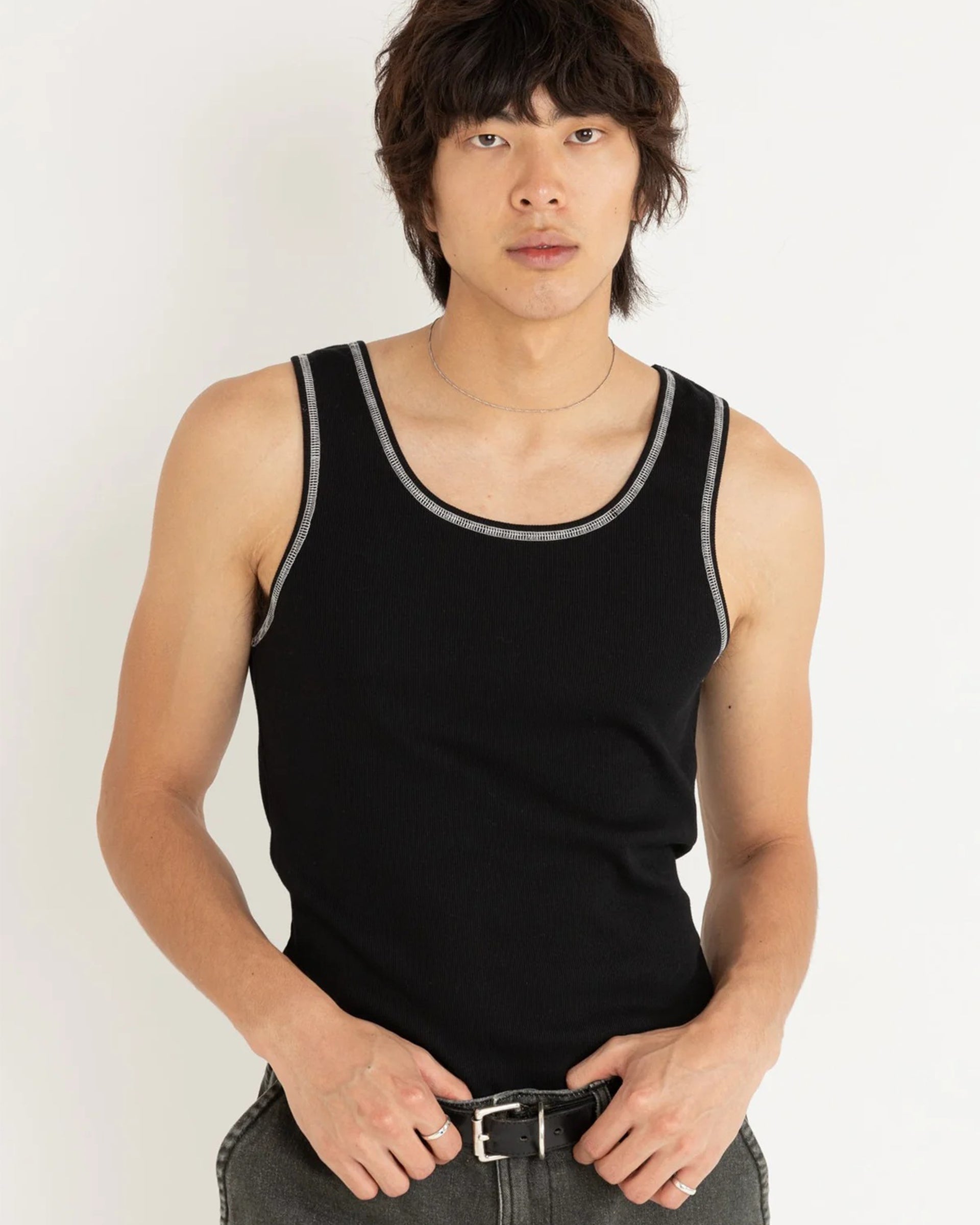 Rhythm Kickback Singlet - Black