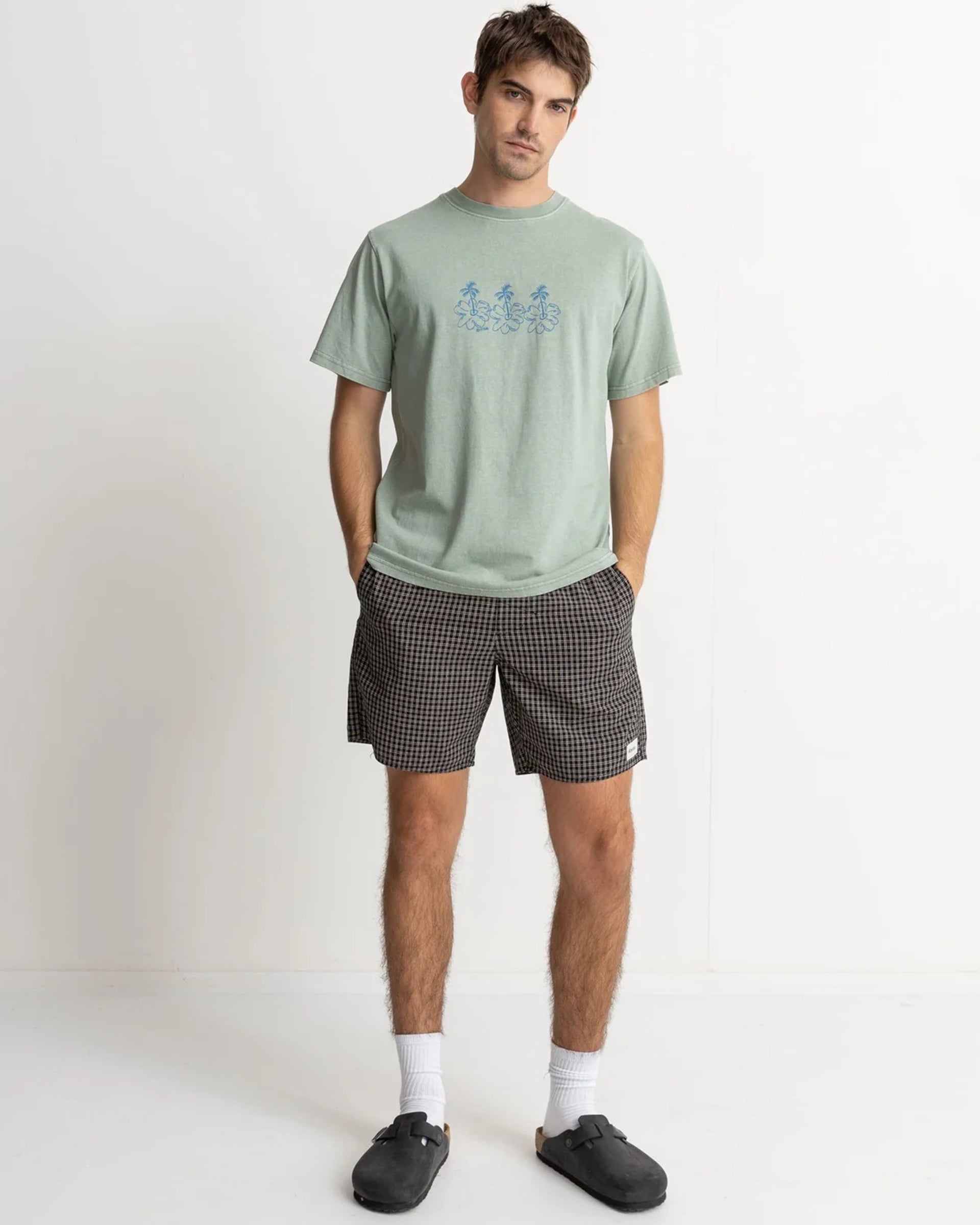 Rhythm Men's Linen Check Jam