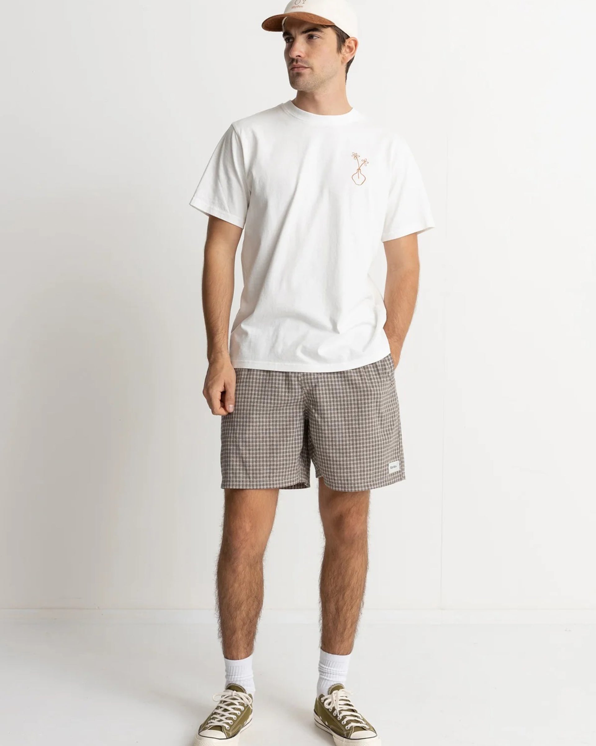 Rhythm Men's Linen Check Jam