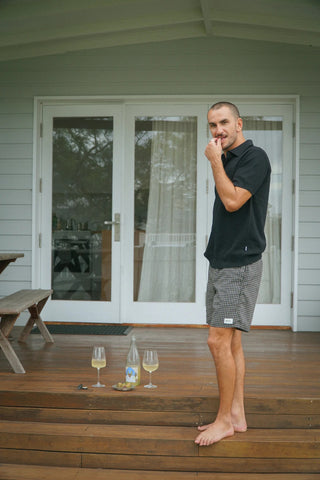 Rhythm Men's Linen Check Jam