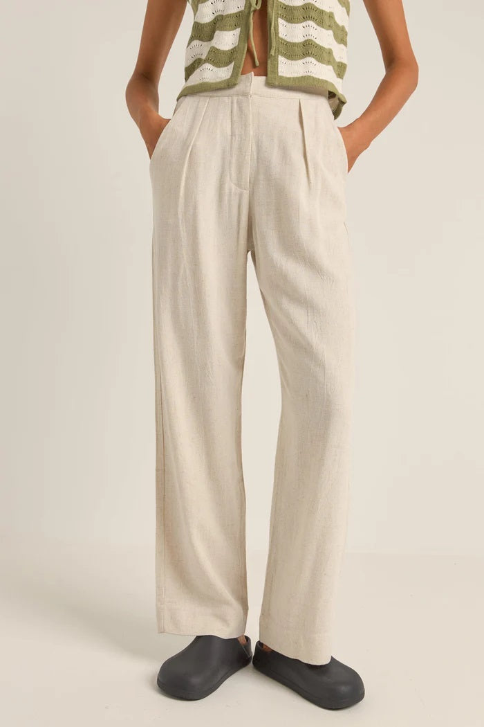 Rhythm Women's Mazzy Pant - Oat