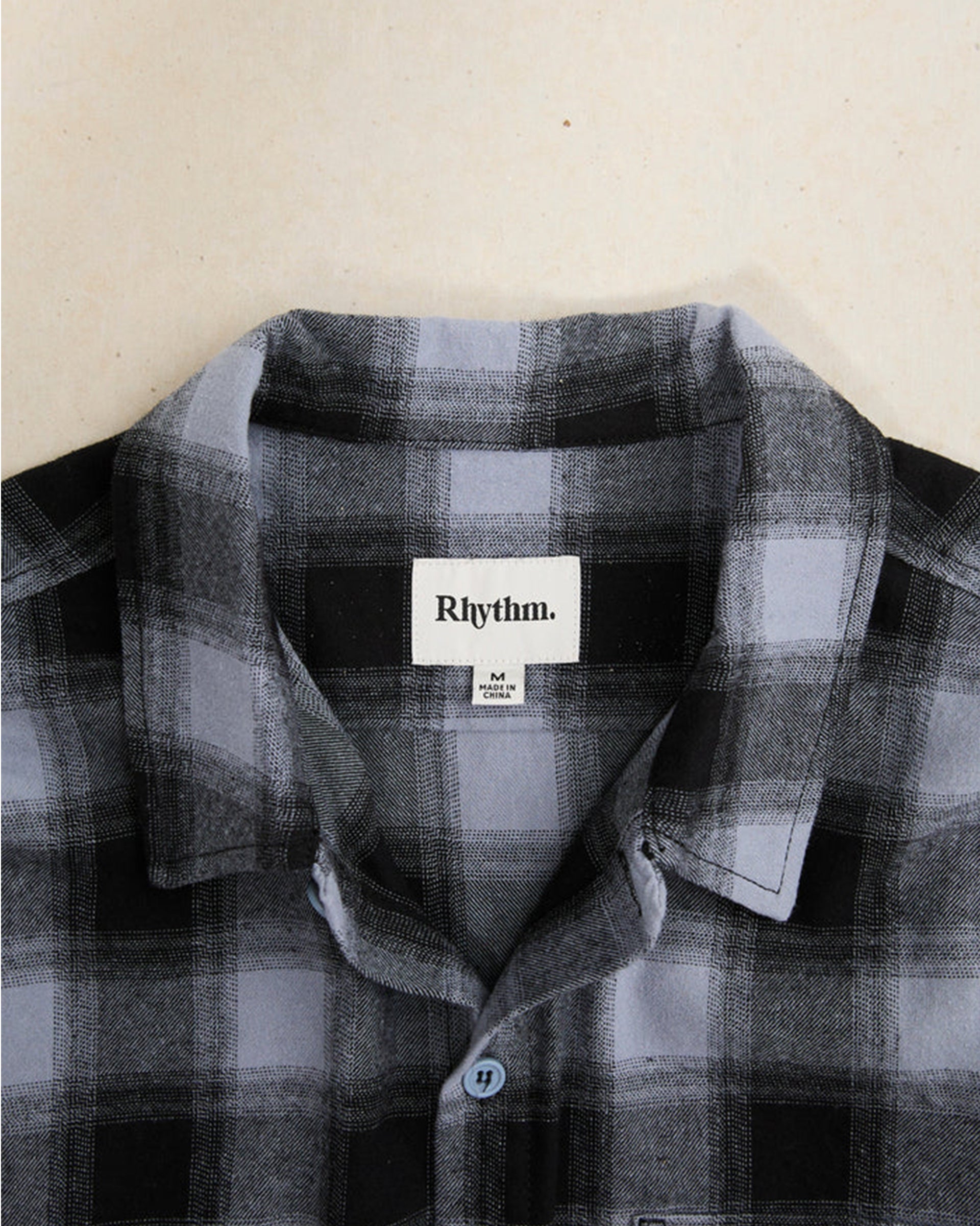 Rhythm Merge Long Sleeve Overshirt - Mineral Blue