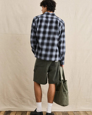 Rhythm Merge Long Sleeve Overshirt - Mineral Blue