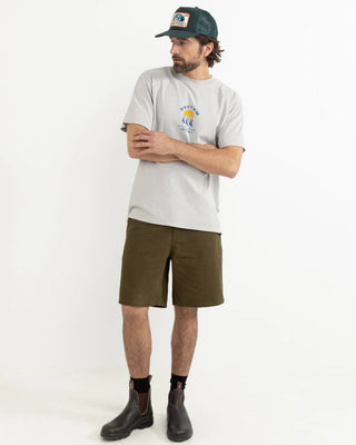 Rhythm Natural Vibrations Vintage Short Sleeve T-Shirt - Stone