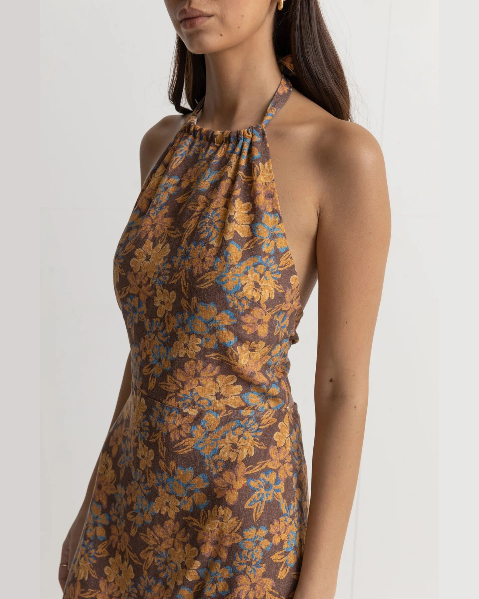 Oasis Floral Halter Mini Dress Jack's Surfboards Oasis Floral Halter Mini Dress Jack's Surfboards