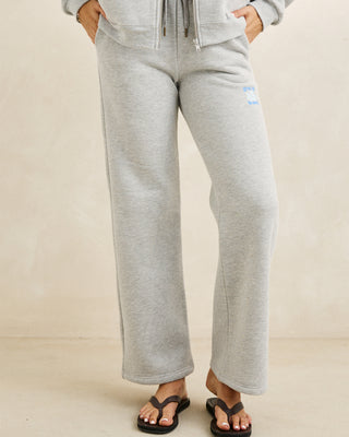 Rhythm Women's Oceanside Wide Leg Leisure Pant - Grey