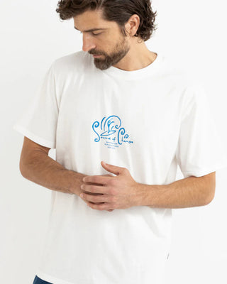Rhythm Olas Short Sleeve T-Shirt - Vintage White