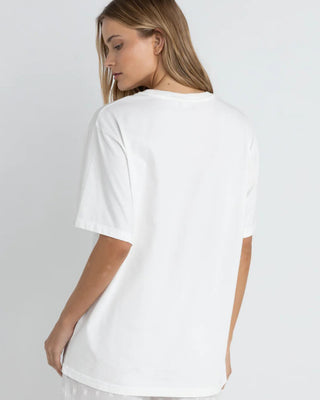 Rhythm Women's Paradise Found Oversized Short Sleeve T-Shirt - Vintage White