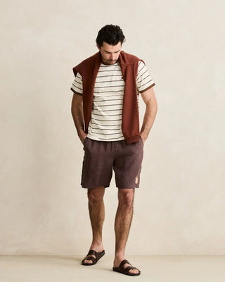 Rhythm Pressed Petal Jam Shorts - Tobacco
