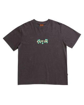 Rhythm Radio Sounds Vintage Short Sleeve T-Shirt - Black