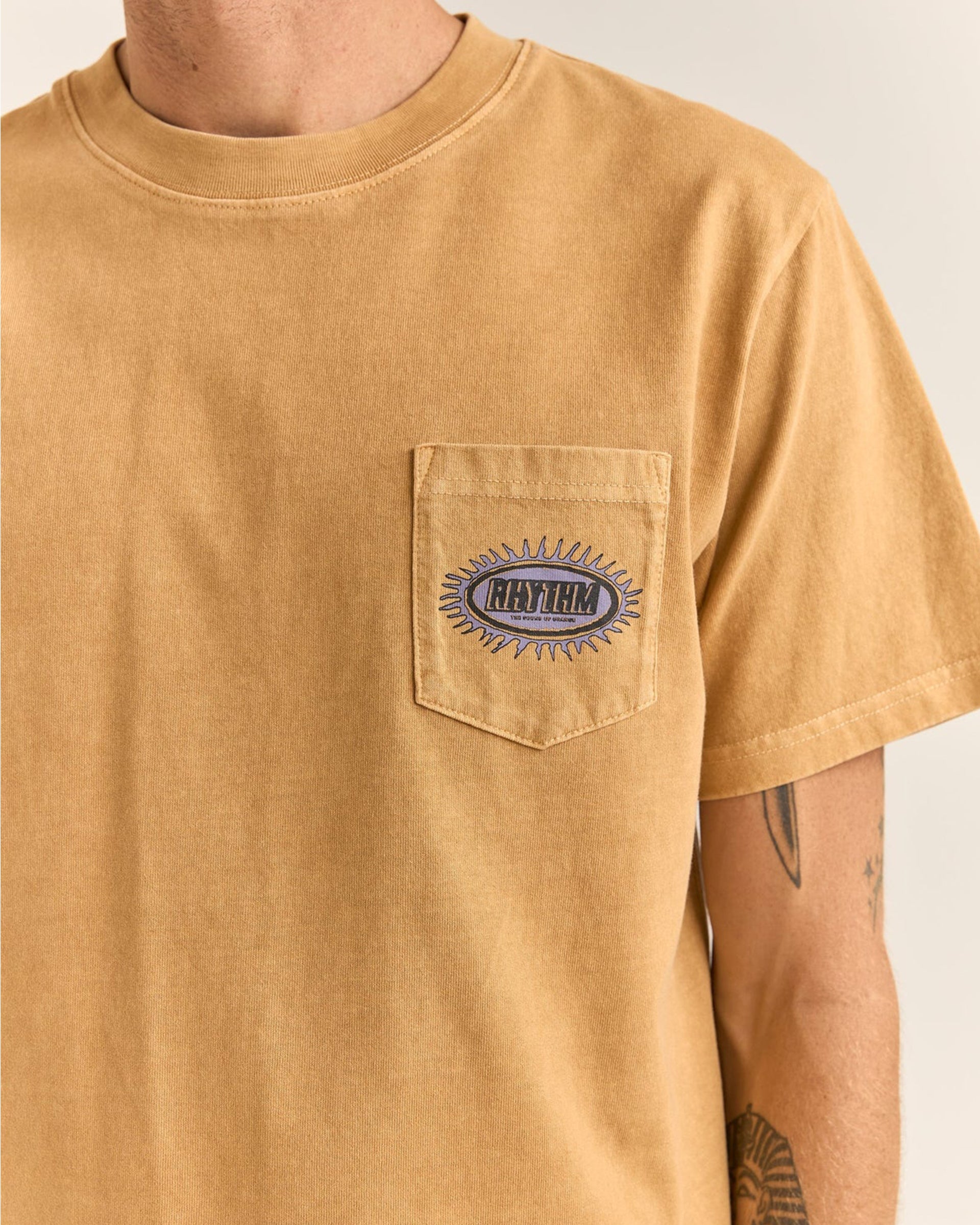 Rhythm Rays Vintage Short Sleeve T-Shirt - Desert