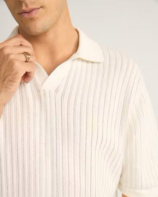 Rhythm Relaxed Knit Polo - Natural