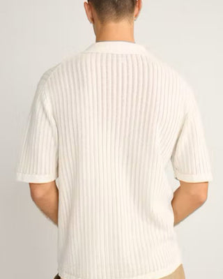 Rhythm Relaxed Knit Polo - Natural