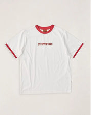 Rhythm Rosa Ringer Vintage Short Sleeve T-Shirt - White