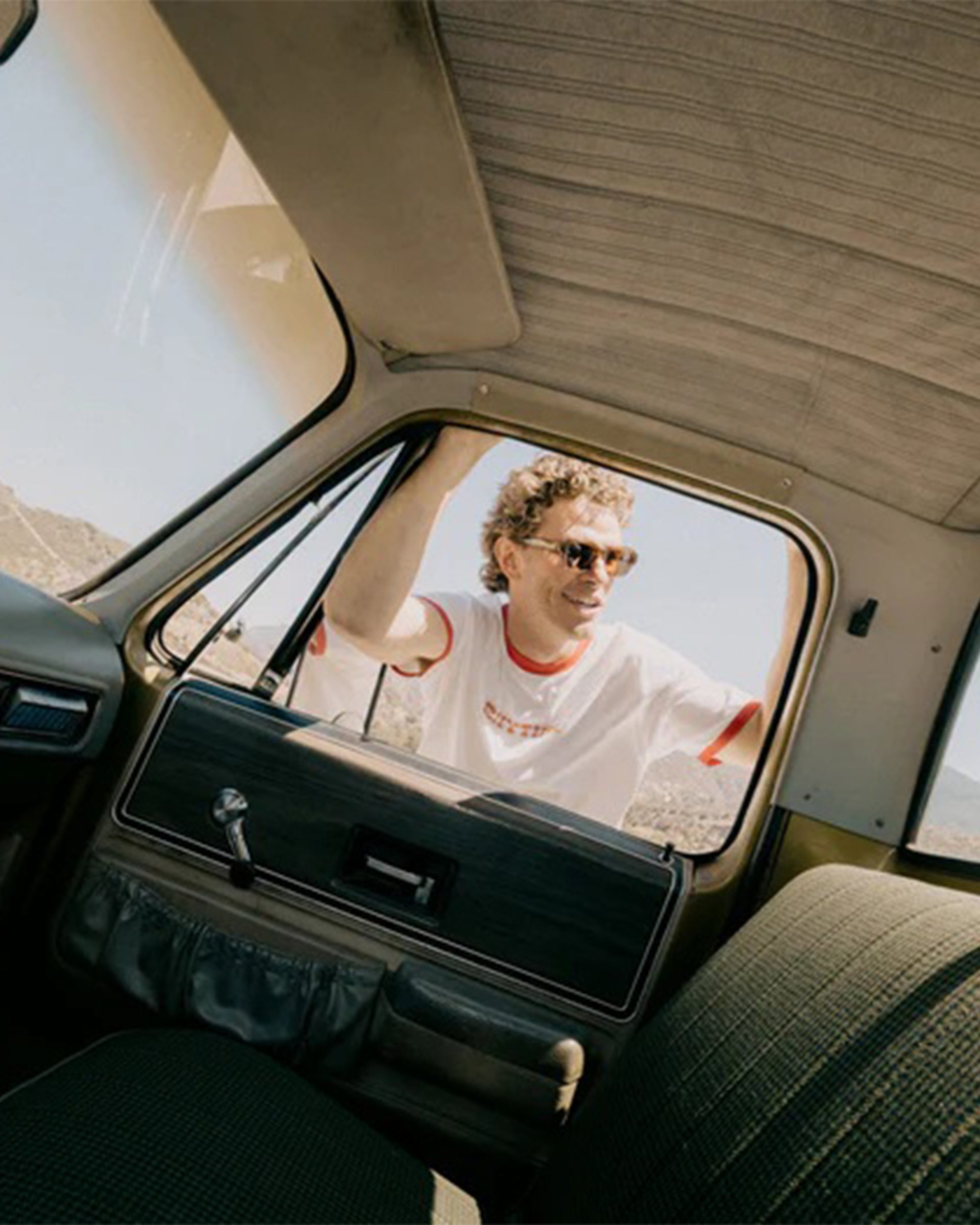 Rhythm Rosa Ringer Vintage Short Sleeve T-Shirt - White