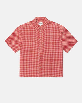 Rhythm Rowen Check Short Sleeve Shirt - Red