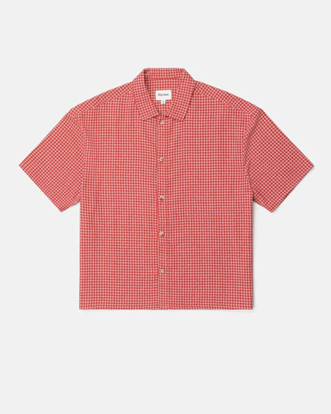 Rowen Check S/S Shirt - Red – Jack's Surfboards