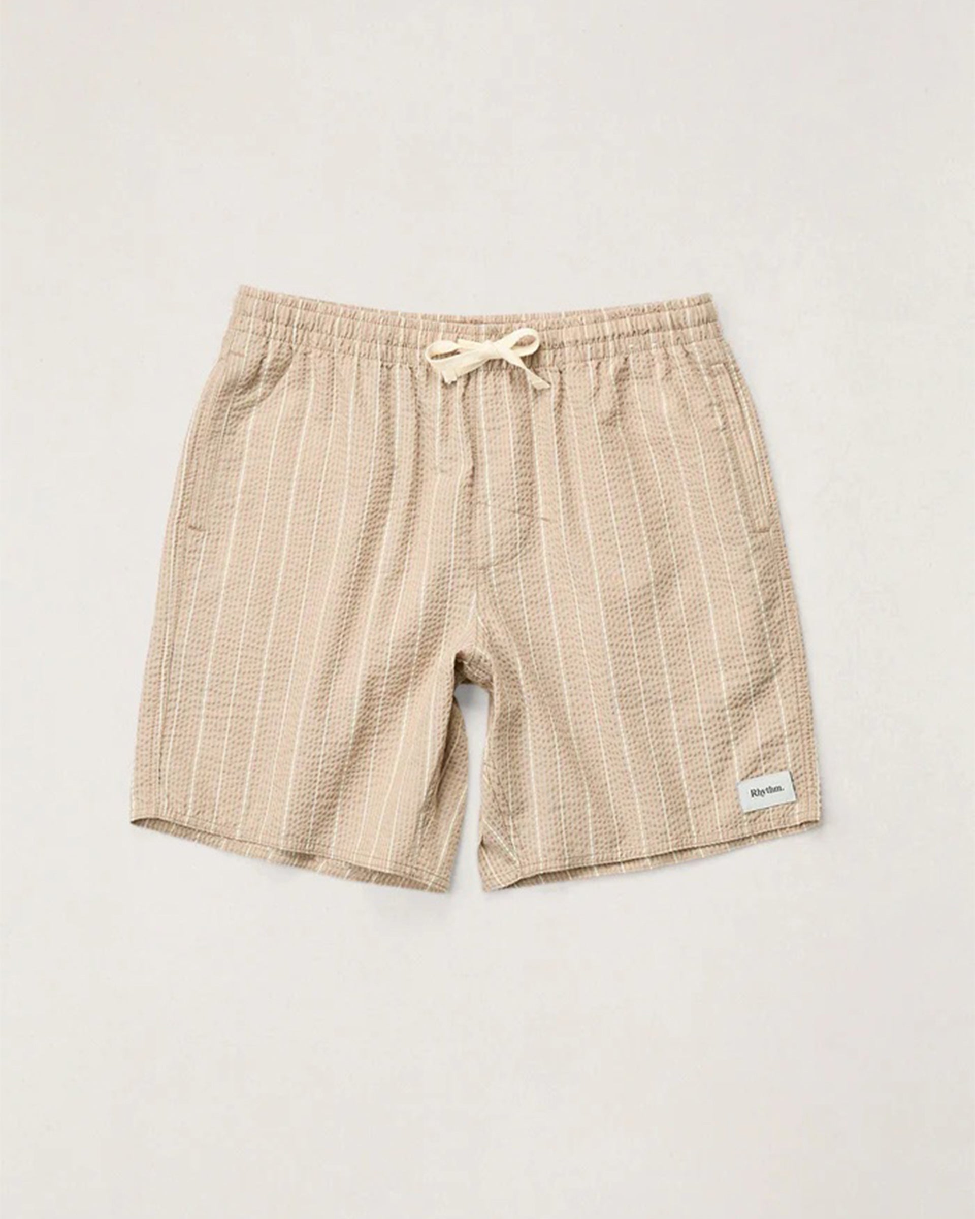 Rhythm Men's Seersucker Stripe Jam Short - Cedar
