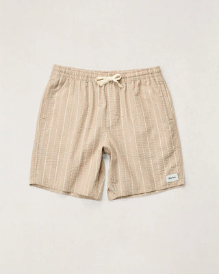 Rhythm Men's Seersucker Stripe Jam Short - Cedar