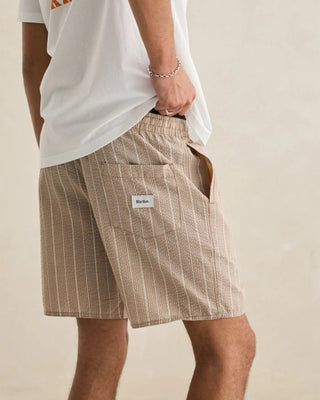 Rhythm Men's Seersucker Stripe Jam Short - Cedar