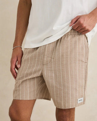 Rhythm Men's Seersucker Stripe Jam Short - Cedar