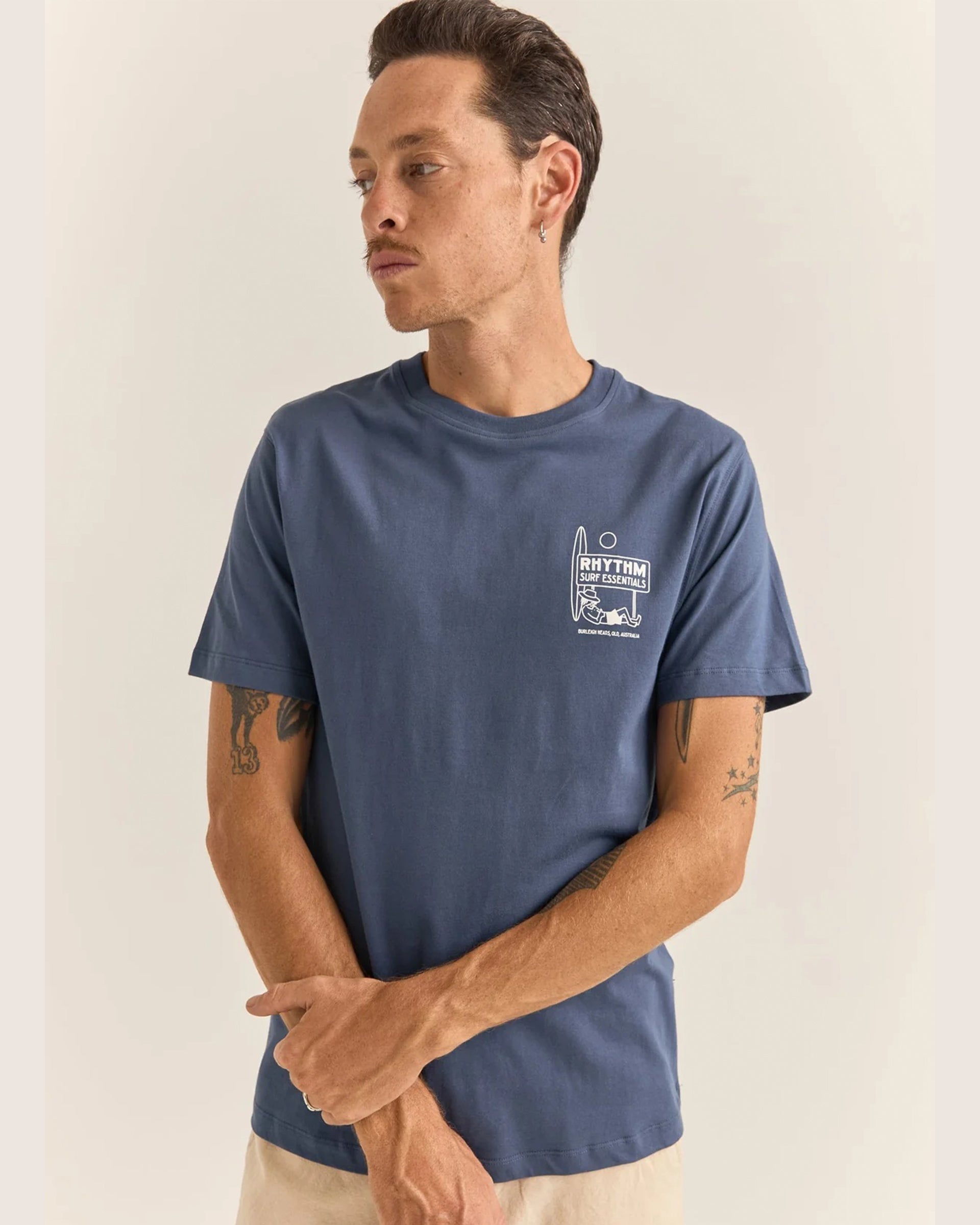 Rhythm Siesta Short Sleeve T-Shirt - Navy