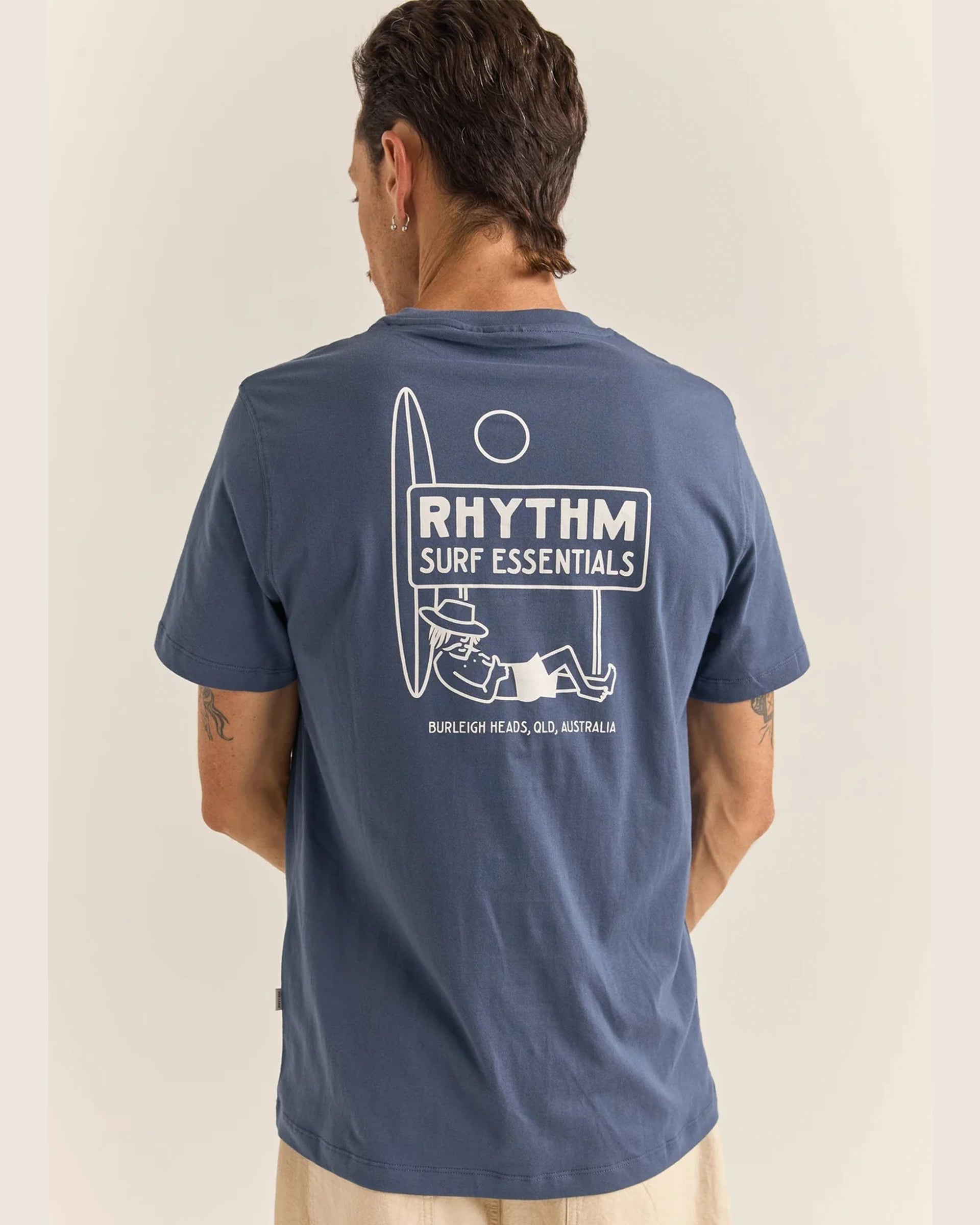 Rhythm Siesta Short Sleeve T-Shirt - Navy