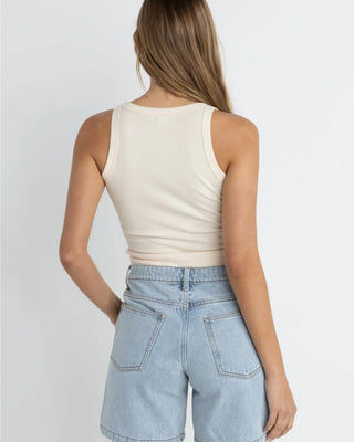 Rhythm Women's Rhythm Solitude Tank Top - White