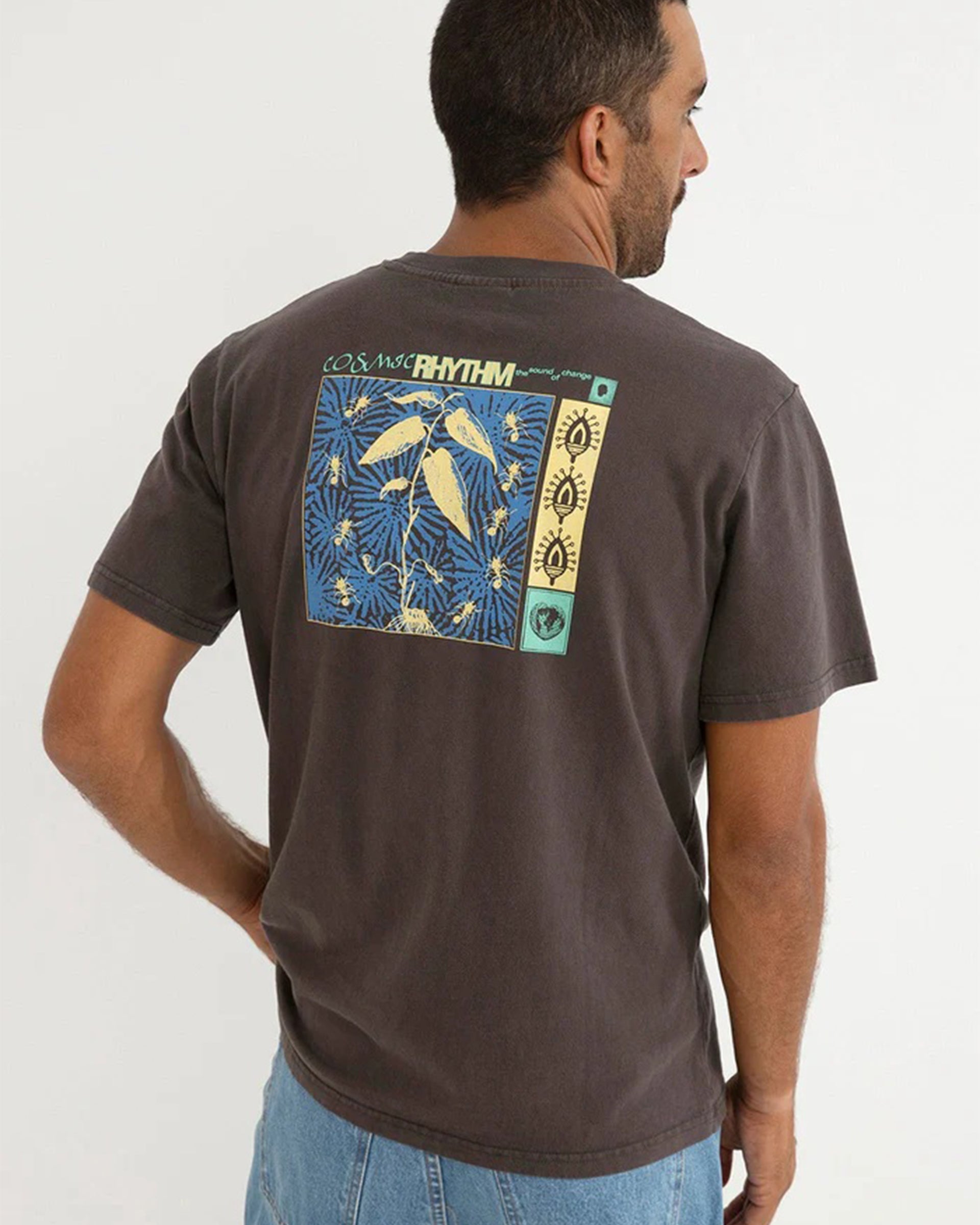 Rhythm Subterrean Vintage Short Sleeve T-Shirt - Vintage Black